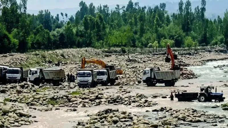 Joint Panel Flags 'Unscientific', 'Indiscriminate' Mining Damage To Sukhnag River In J&K's Budgam