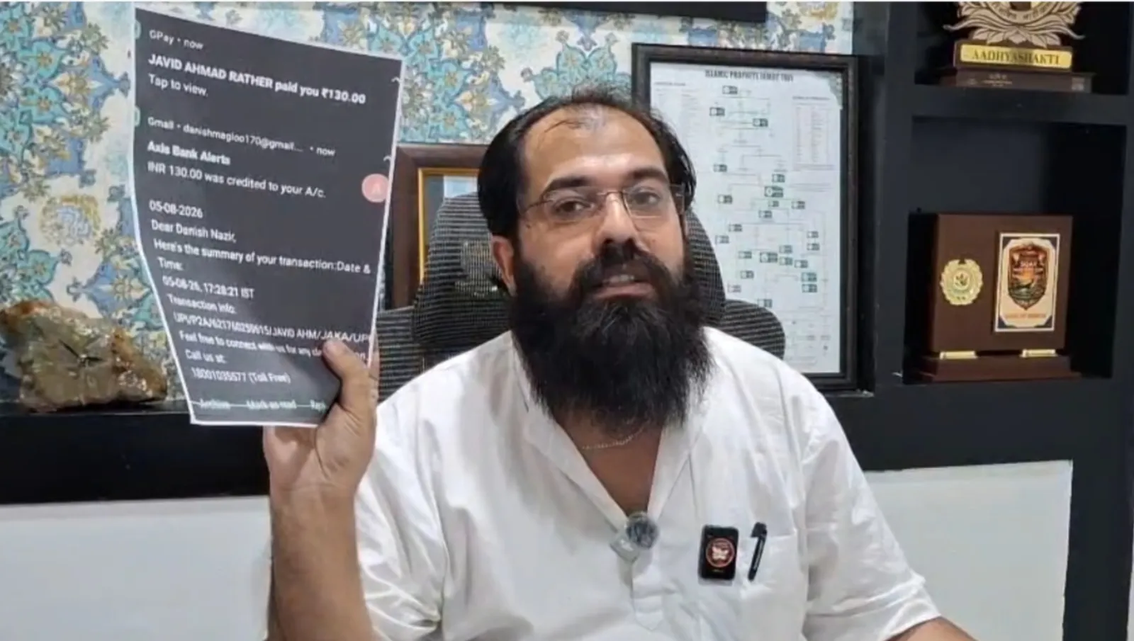 Kashmir Sewa Sangh Chief Firdous Baba Raises Srinagar Smart City Parking Issue