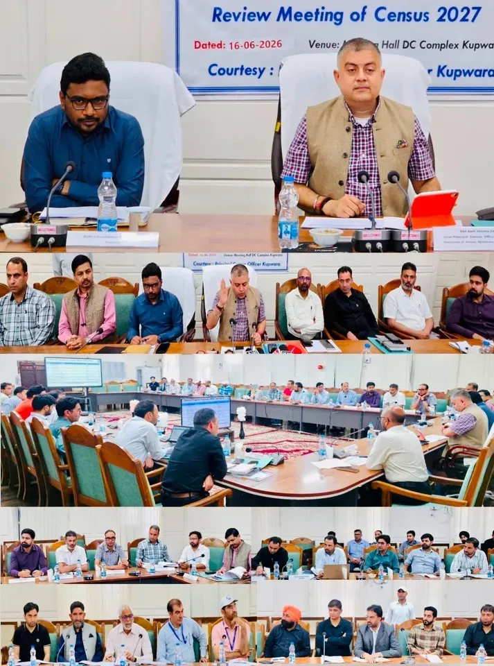 Amit Sharma chairs Census review Meeting at Kupwara