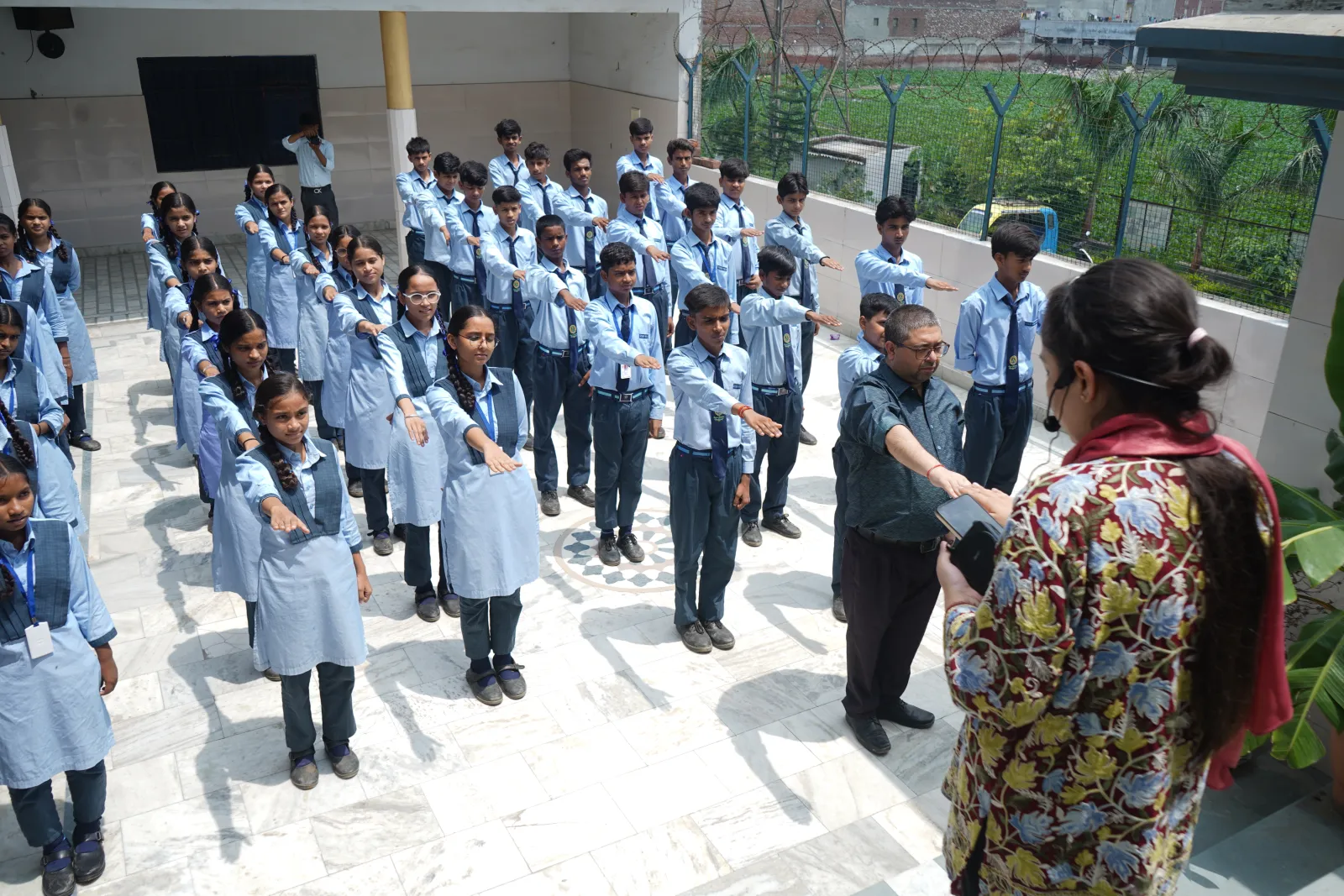 DBU Spreads Anti-Drug Awareness Among School Students