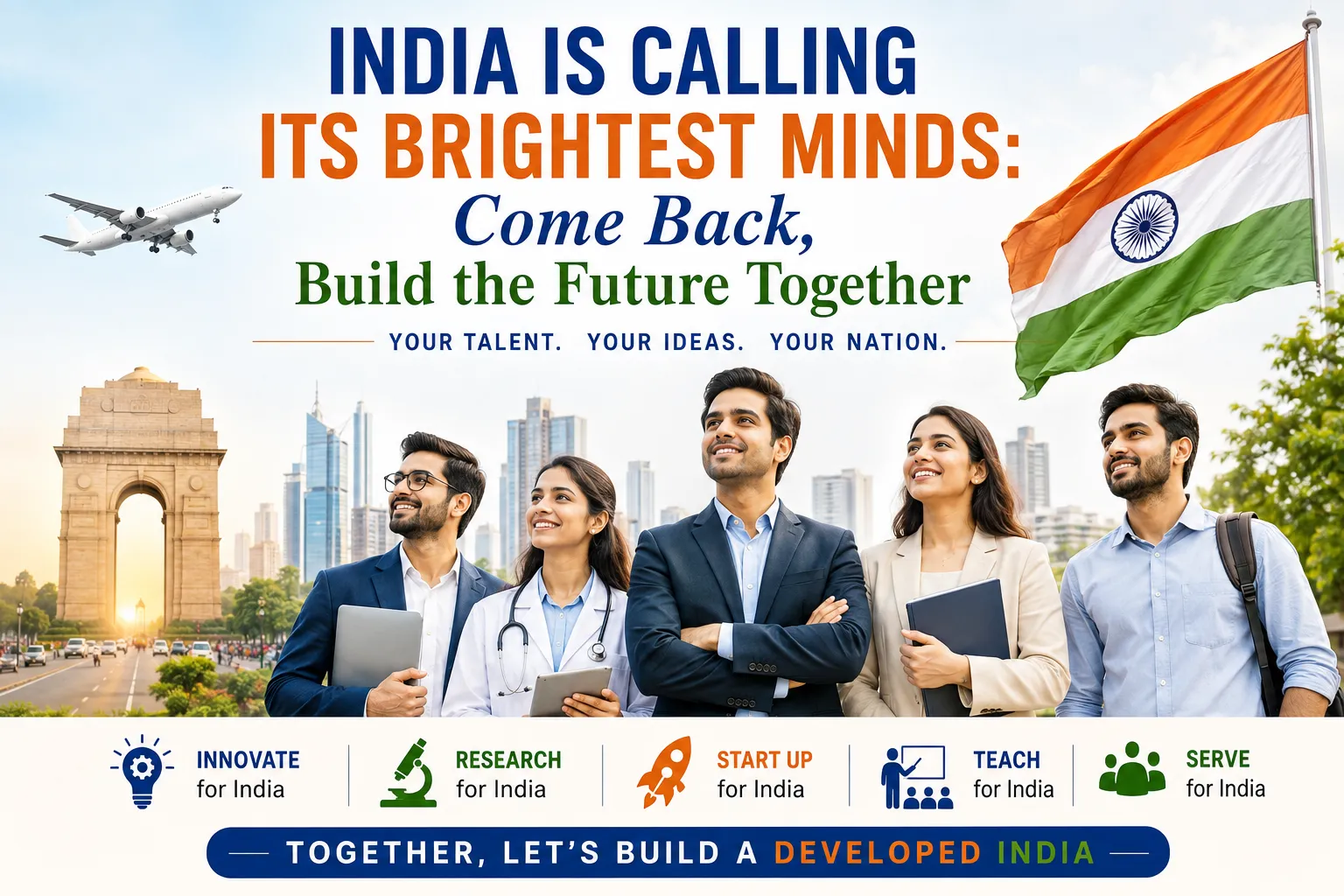 India Is Calling Its Brightest Minds:  Come Back, Build the Future Together