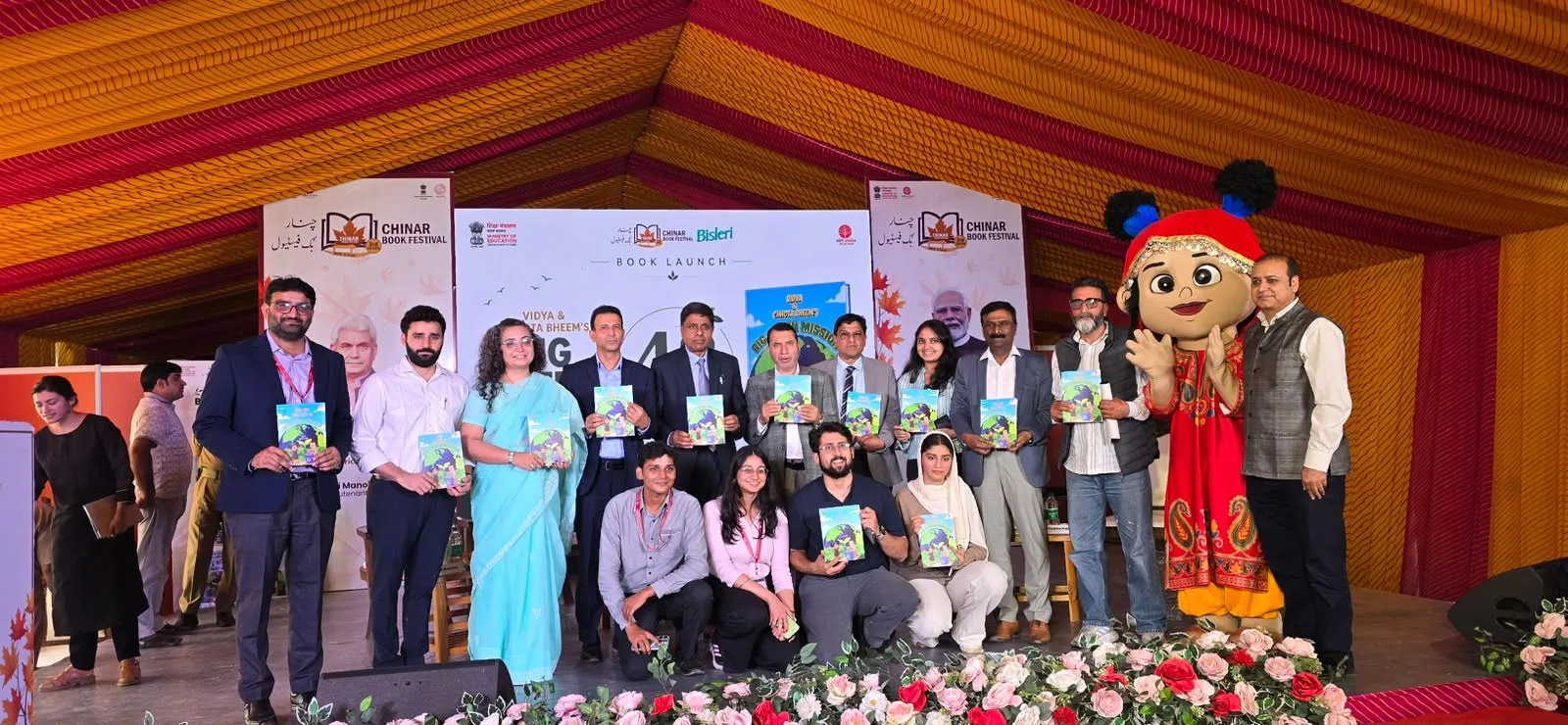Bisleri, NBT launch multilingual environmental comic at Chinar Book Festival