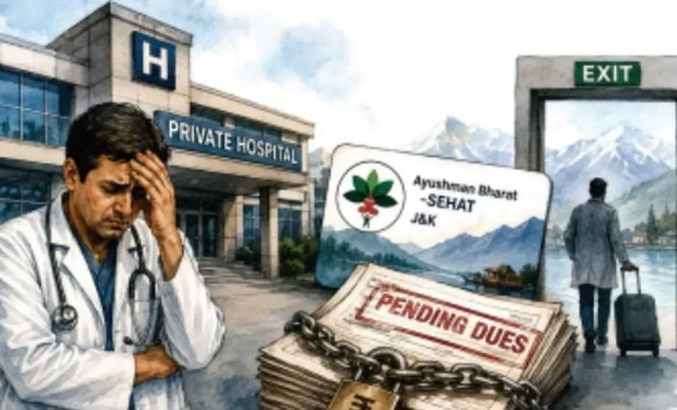 Private hospitals in J&K threaten exit from Ayushman Bharat-SEHAT scheme over pending dues