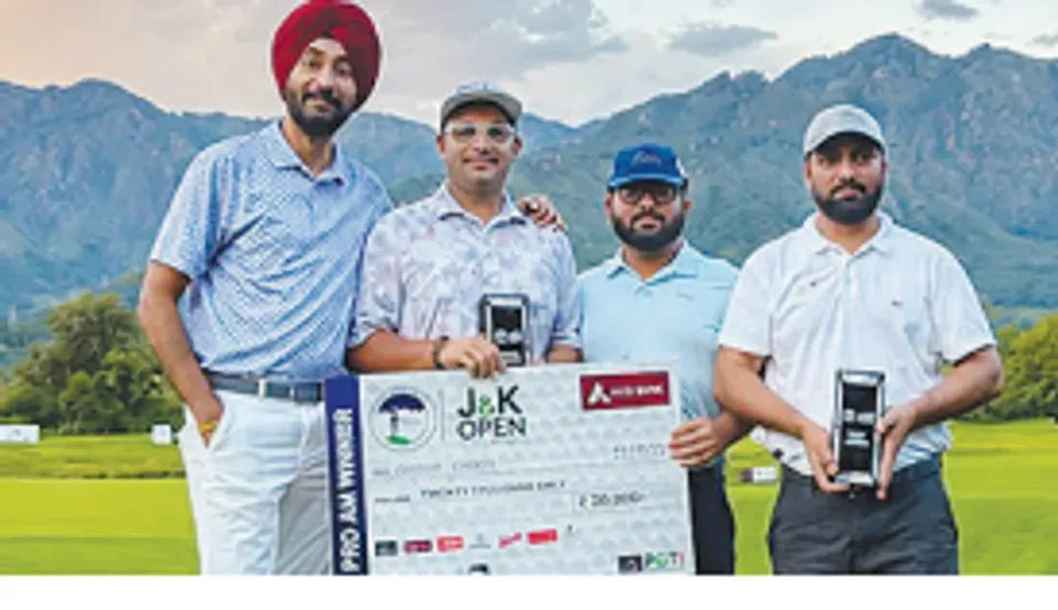 Winning team shines on opening day of J&K Open Pro-Am at RSGC