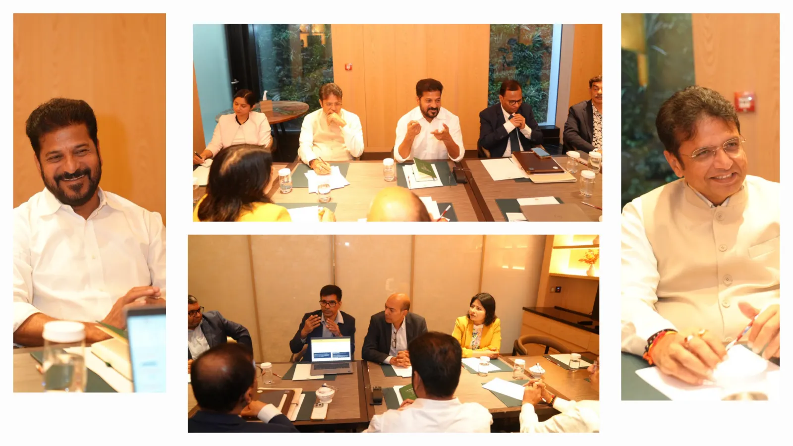 The official Telangana Rising delegation led by Hon’ble Chief Minister Sri A. Revanth Reddy garu had a highly fruitful and interesting meeting with an academic team from the Cambridge University.