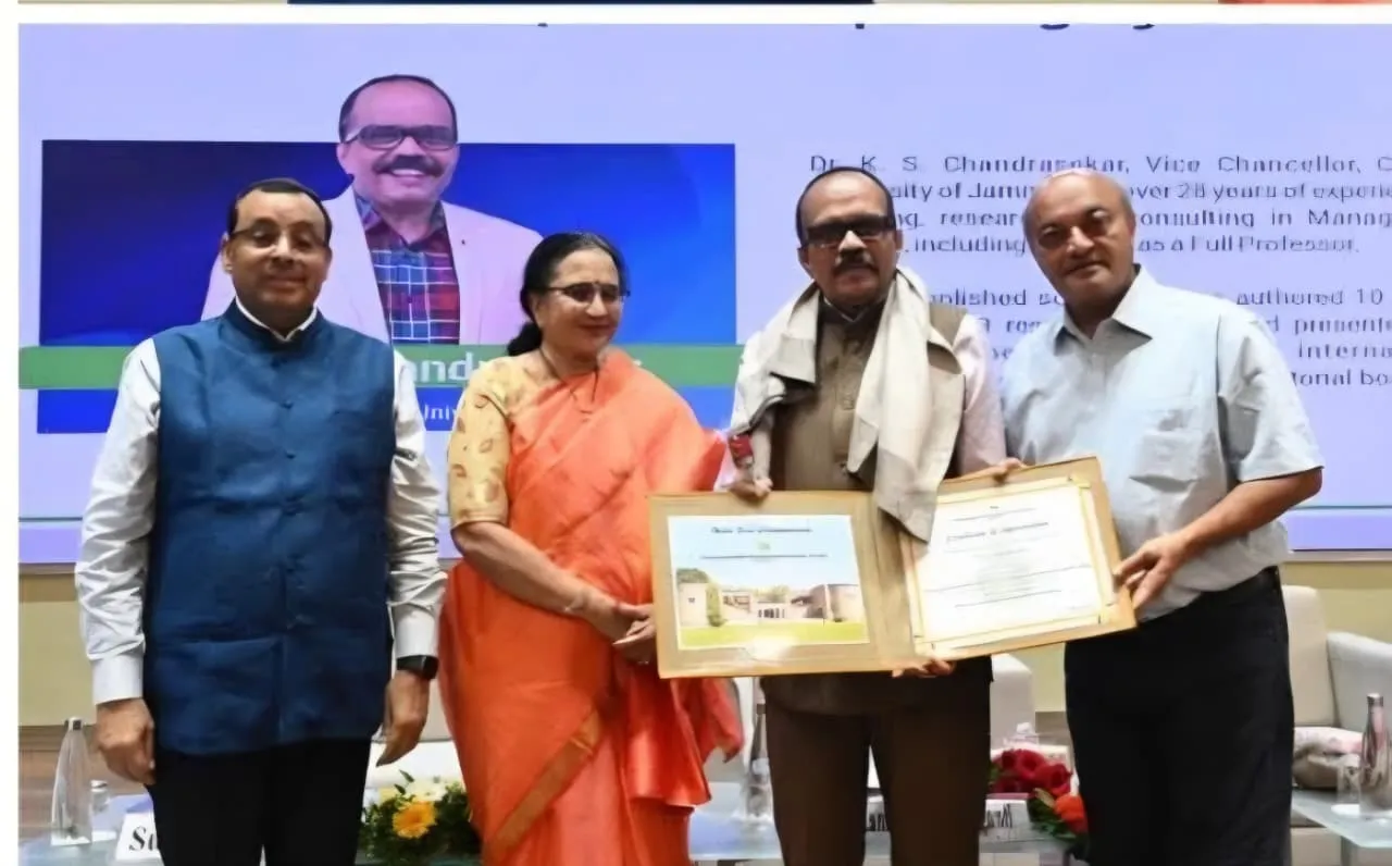 CLUJ VC wins prestigious Dr VG Patel Runner-Up award 2026 of EDII