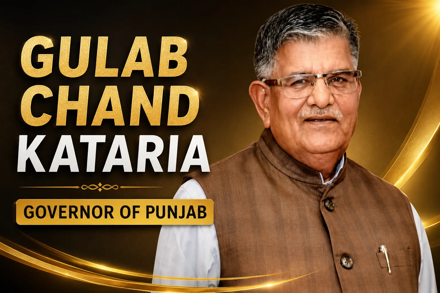 Senior Journalists Forum, Chandigarh to Hold Interaction with Punjab Governor Shri Gulab Chand Kataria on June 20