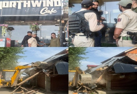 Property of NDPS accused demolished in B’la, commercial unit sealed