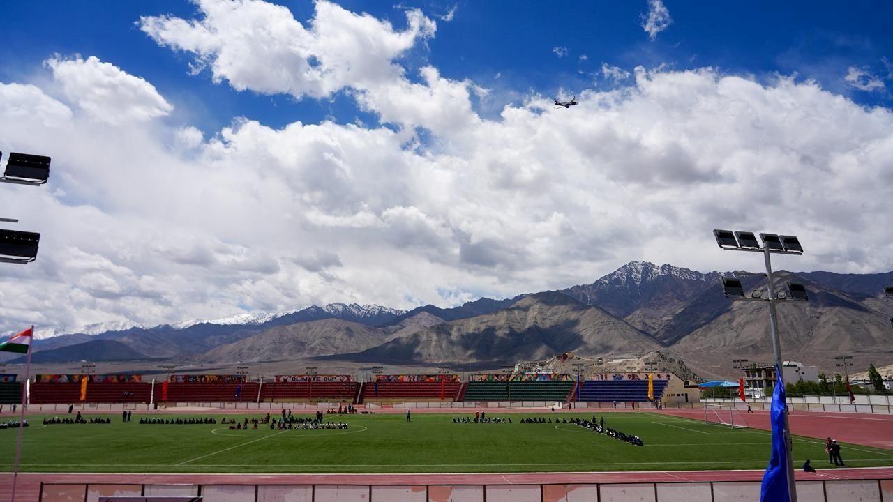 India’s highest astro turf ground opens in Leh