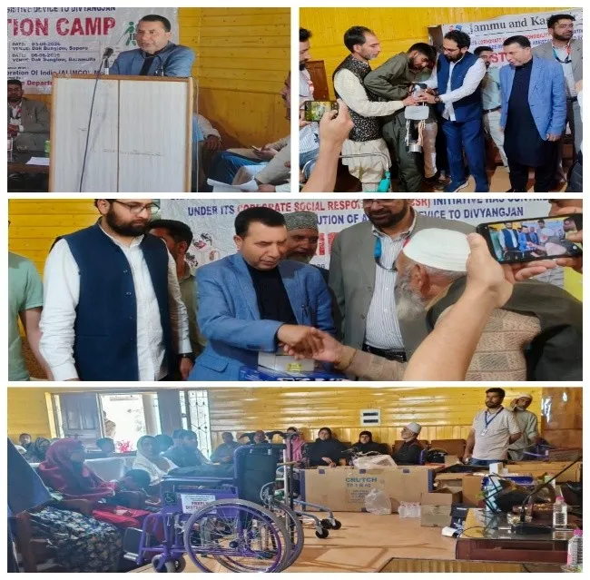 Mega aid distribution camp for PwDs, senior citizens held in Tangmarg
