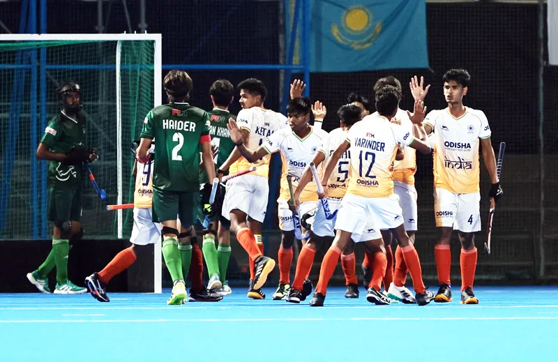 India beat Pakistan by 5-3 in thrilling semi-final to enter U18 Men’s Asia Cup final
