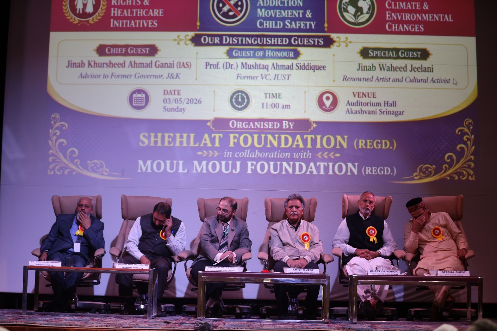 Shehlat Foundation, in Collaboration with Mool Mouj Foundation, Organizes Major Awareness Programme on Drug Abuse and Social Evils Srinagar
