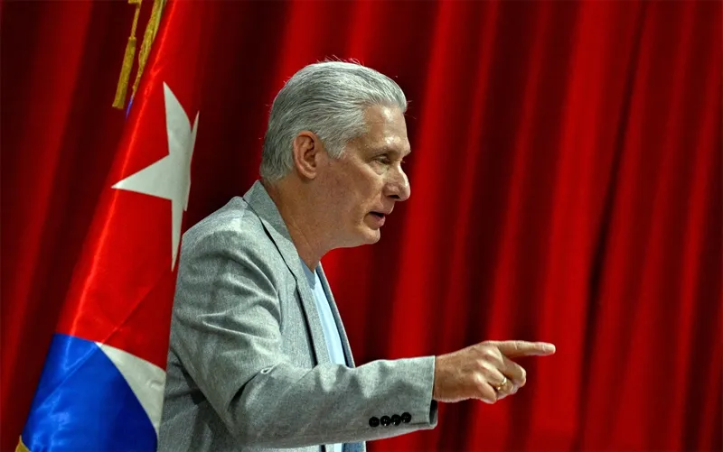 U.S. imposes sanctions on Cuban president in latest pressure campaign