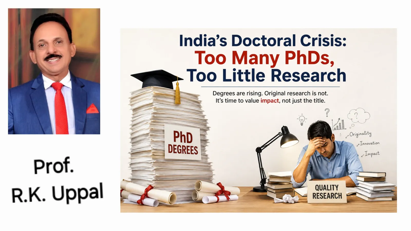 India’s Doctoral Crisis: Too Many PhDs, Too Little Research