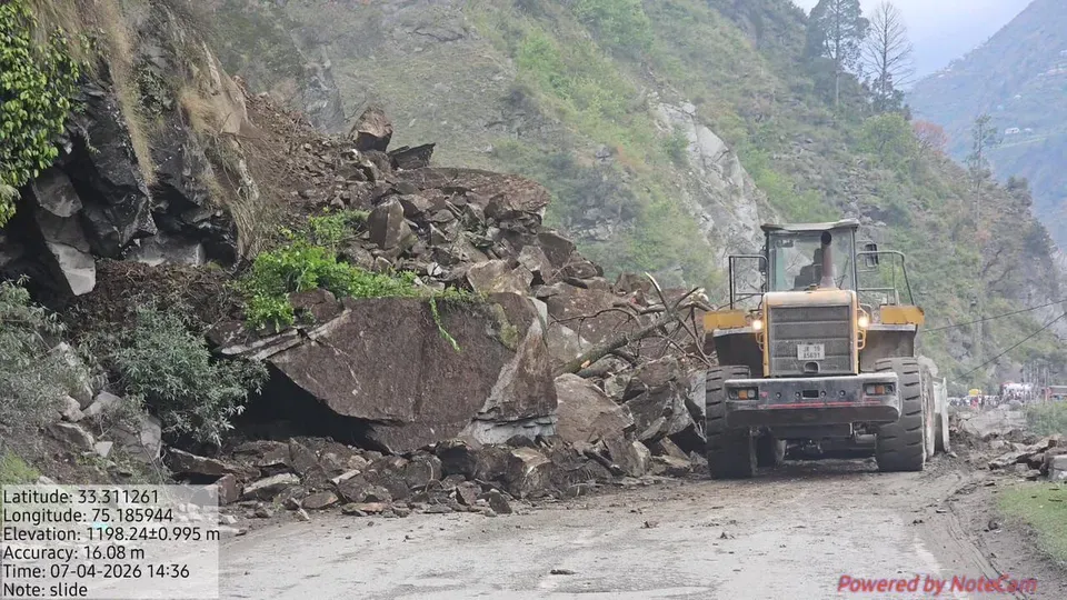 J&K highways battered by landslides, cloudbursts in 2025-26: Centre