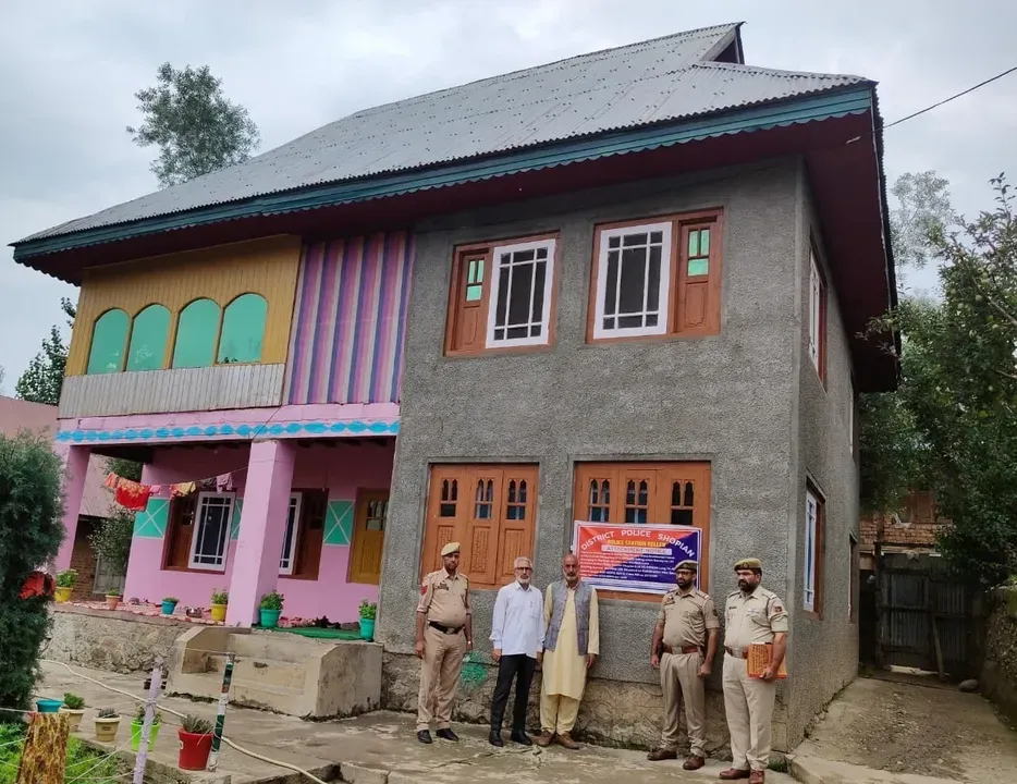 Residential house acquired through proceeds of drug trafficking attached in Shopian: Police
