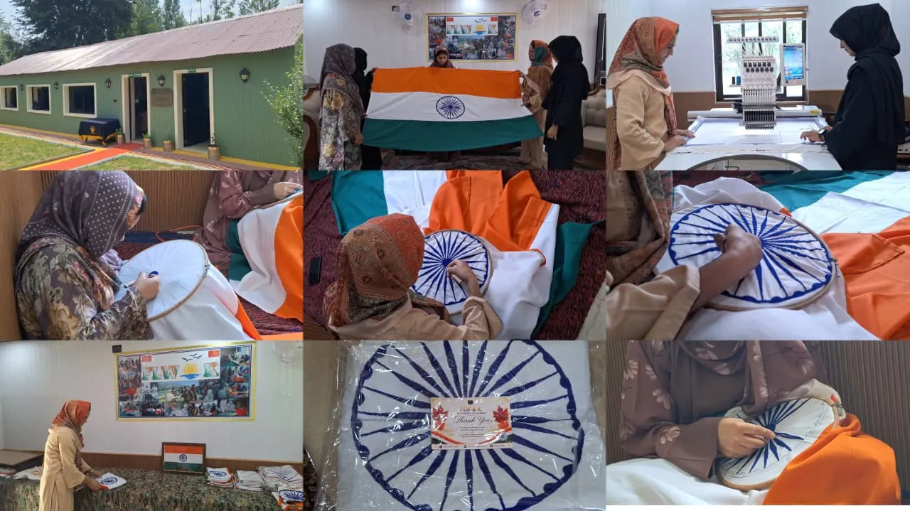 Indian Army Empowers Kupwara Women Through Flag-Making Initiative