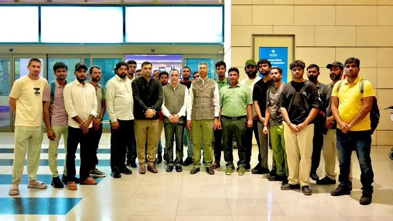 Indian envoy meets 20 rescued  crew members of MT Jalveer