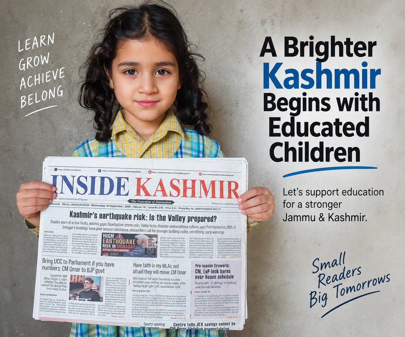 The Future of Jammu and Kashmir Begins in Our Classrooms