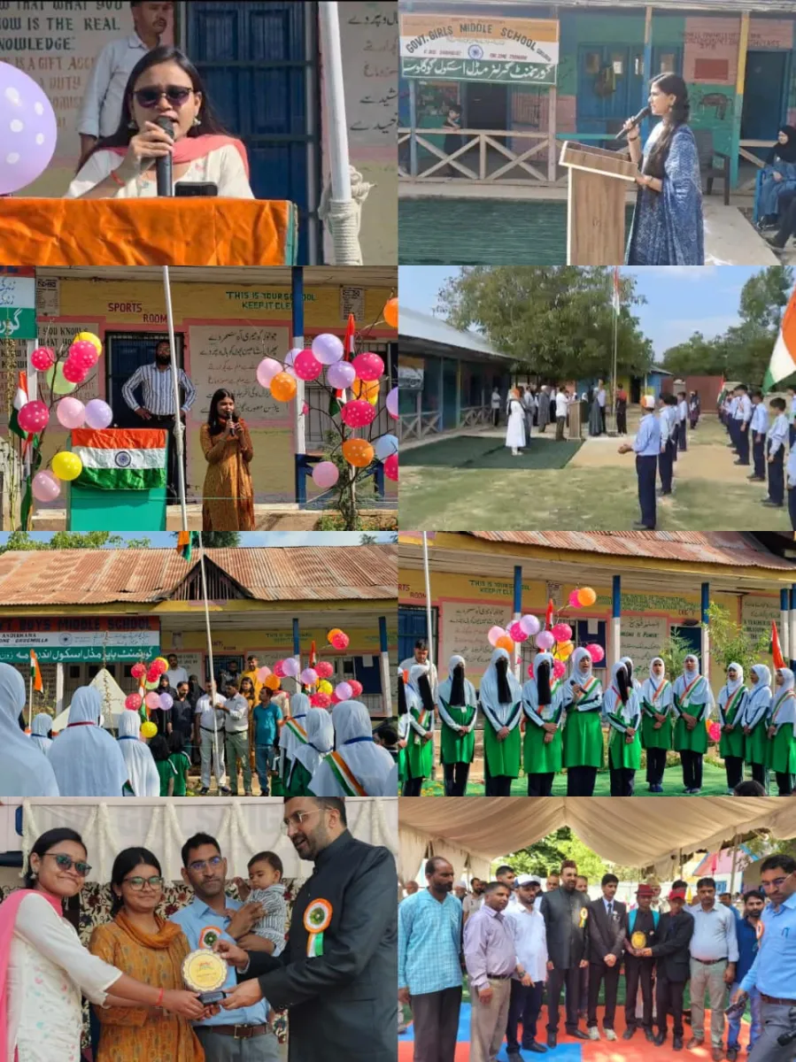 Piramal Foundation Kupwara Joins Independence Day Celebrations at Govt. Girls High School Drugmulla, BMS Anderhama & GMS Gugloosa Trehgam