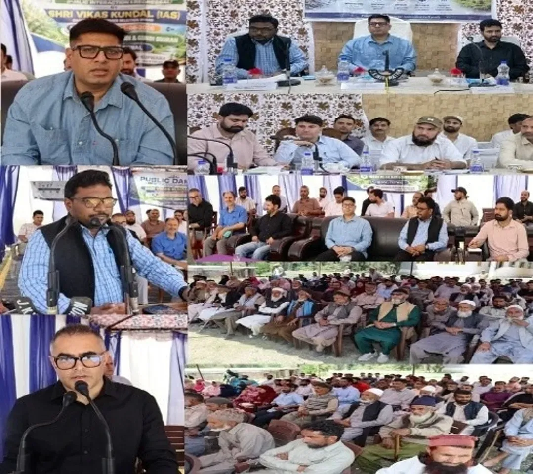 Vikas Kundal reviews dev works in Vibrant villages of Karnah