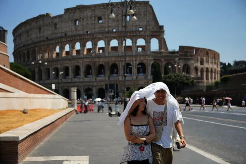 Europe heat wave puts all major Italian cities on red alert as Austria sets heat record