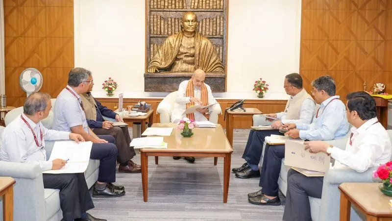 Shah chairs top MHA officials meeting for support to Committee on demographic changes