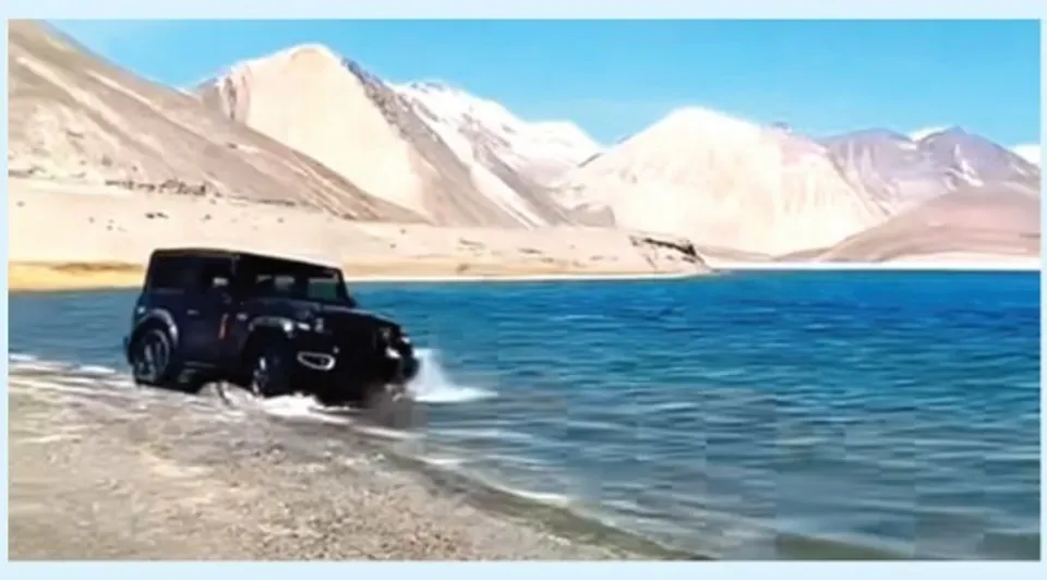 Pangong off-roaders fined Rs 2 lakh