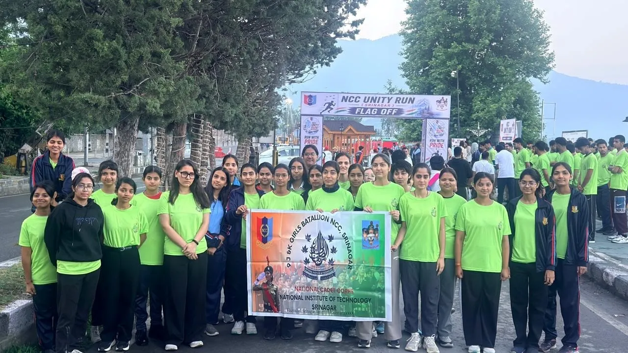 NIT Sgr NCC Cadets Shine at ‘Run with Pride – Run for India’ event