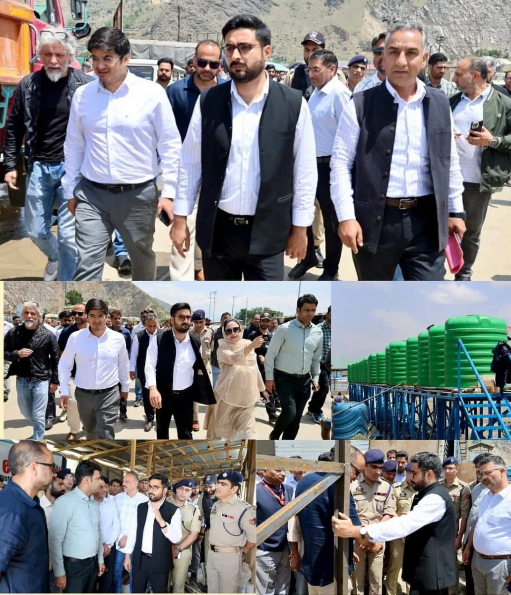 SANJY-2026: DC Sgr, SMC Commr. visit Yatra Transit Camp Pantha Chowk