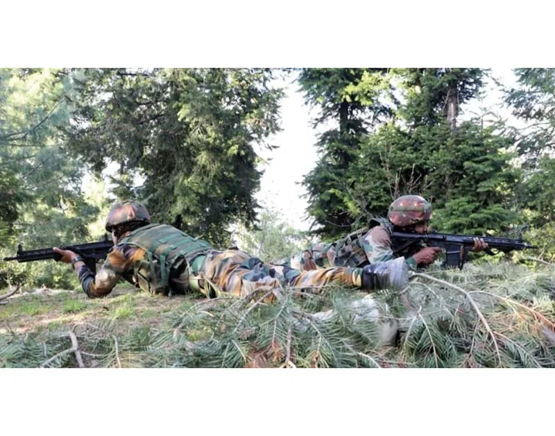 Fresh fire assault on terrorists in Rajouri; helicopters, drones being used in operation